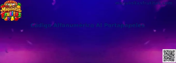 Código Alfanumérico Al Portapapeles