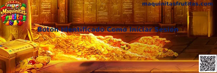 Botón Identificado Como Iniciar Sesión en Maquinitas Frutitas