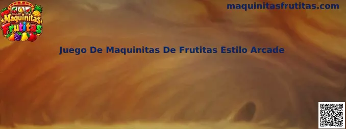 Juego De Maquinitas De Frutitas Estilo Arcade